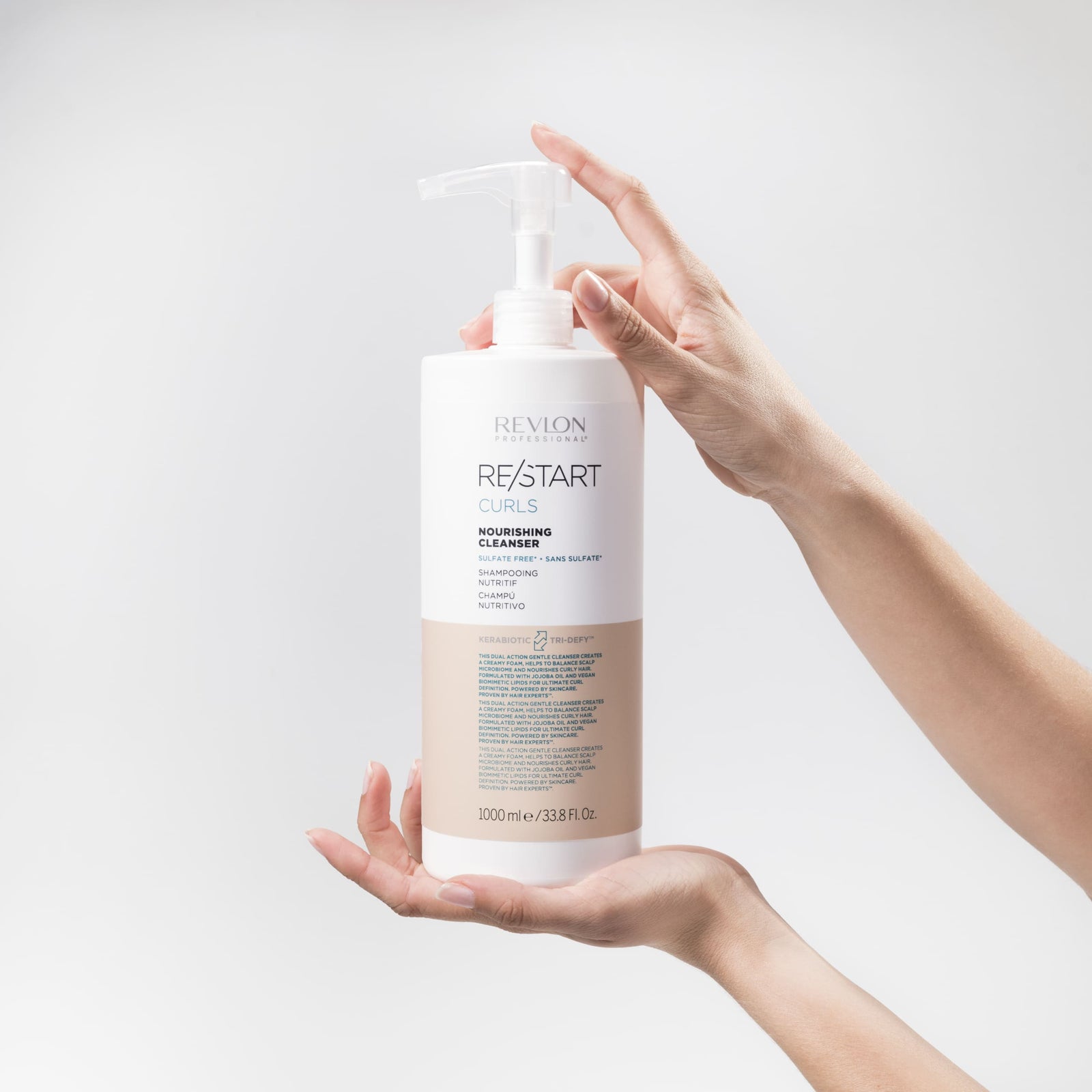 Shampoo Nutriente per Ricci Definiti 1000ml Revlon Restart