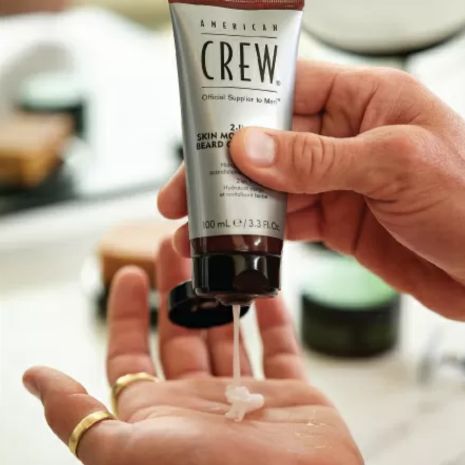 American Crew Balsamo Idratante 2 in 1 Pelle e Barba: Morbidezza Nutriente 100ml