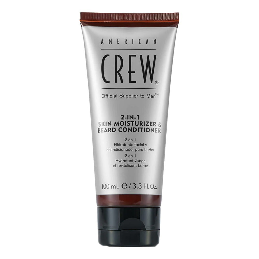 American Crew 2-in-1 Idratante Viso e Balsamo Barba 100ml: Morbidezza e Idratazione Profonda