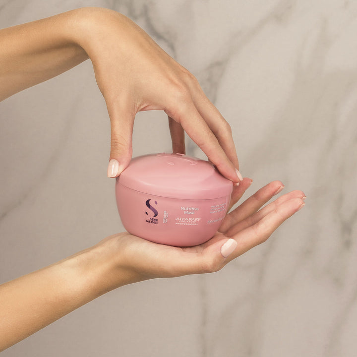 Maschera Nutritiva Semi di Lino 200ml per Capelli Secchi