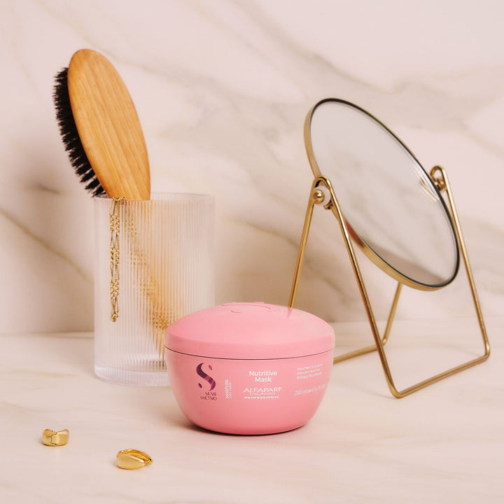 Maschera Nutritiva Semi di Lino 200ml per Capelli Secchi