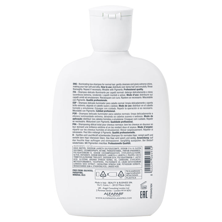 Shampoo Illuminante Low con Semi di Lino – 250ml Setoso