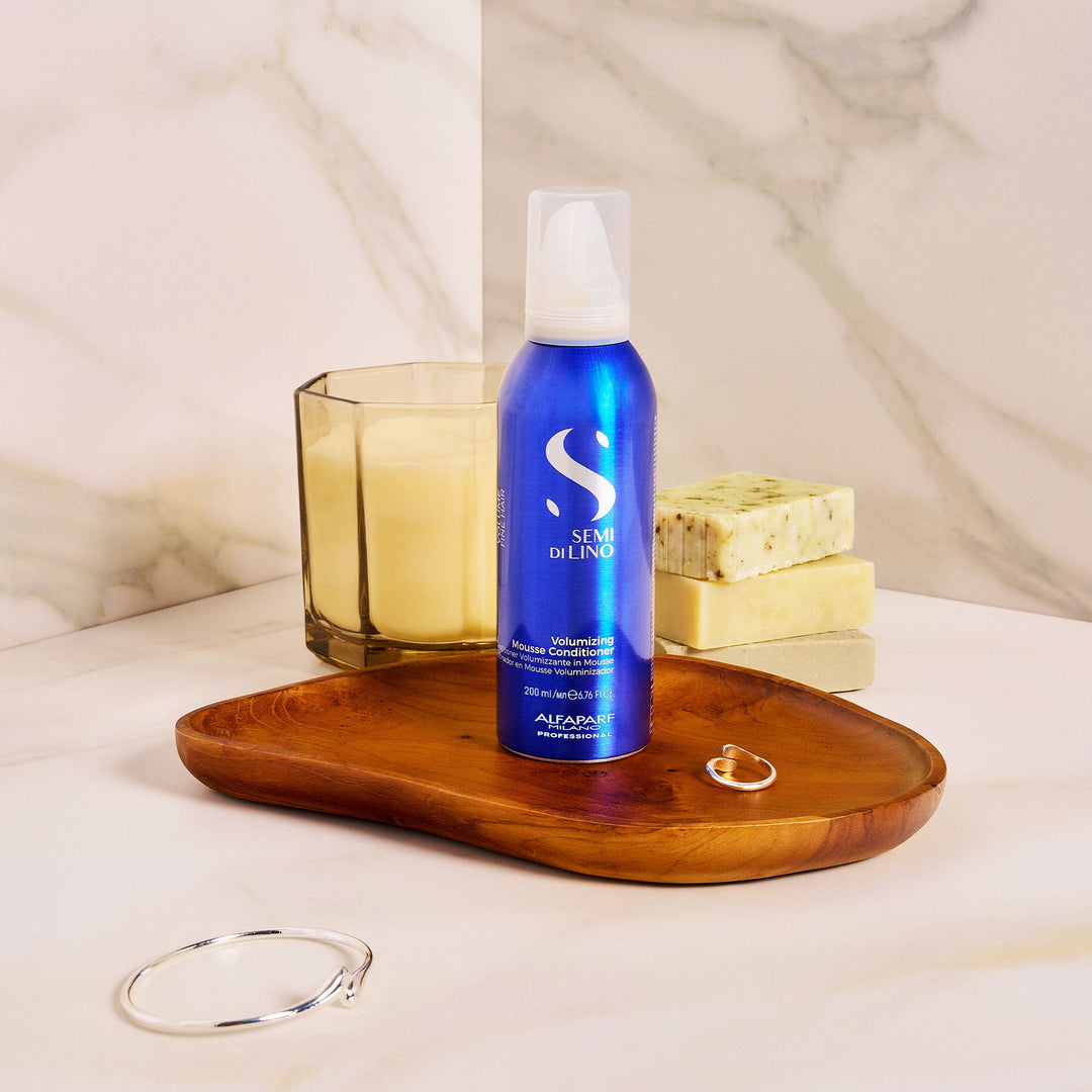 Mousse Condizionante Volumizzante al Semi di Lino 200ml