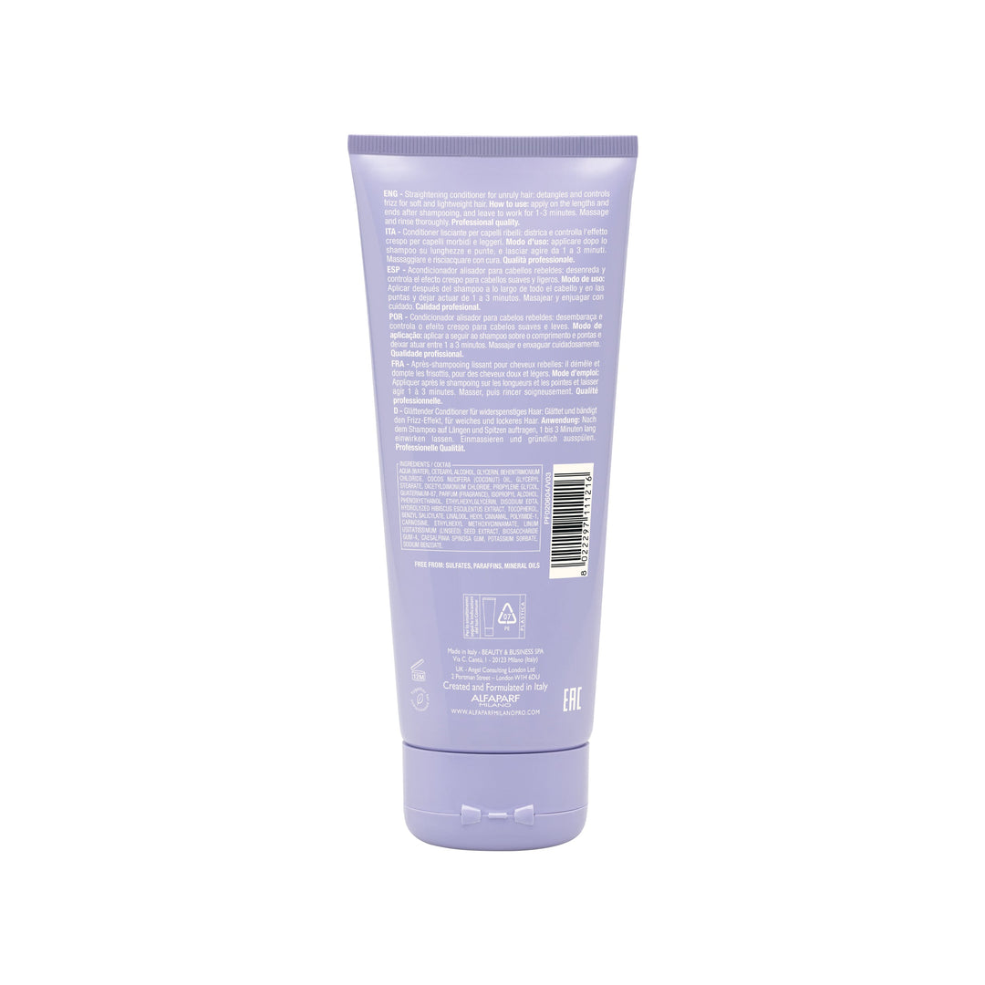 Balsamo Smoothing Conditioner Vegan Alfaparf Milano 200ml Capelli Ribelli