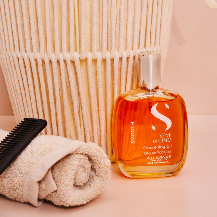 Olio Smoothing Semi di Lino 100ml per Capelli Lisci