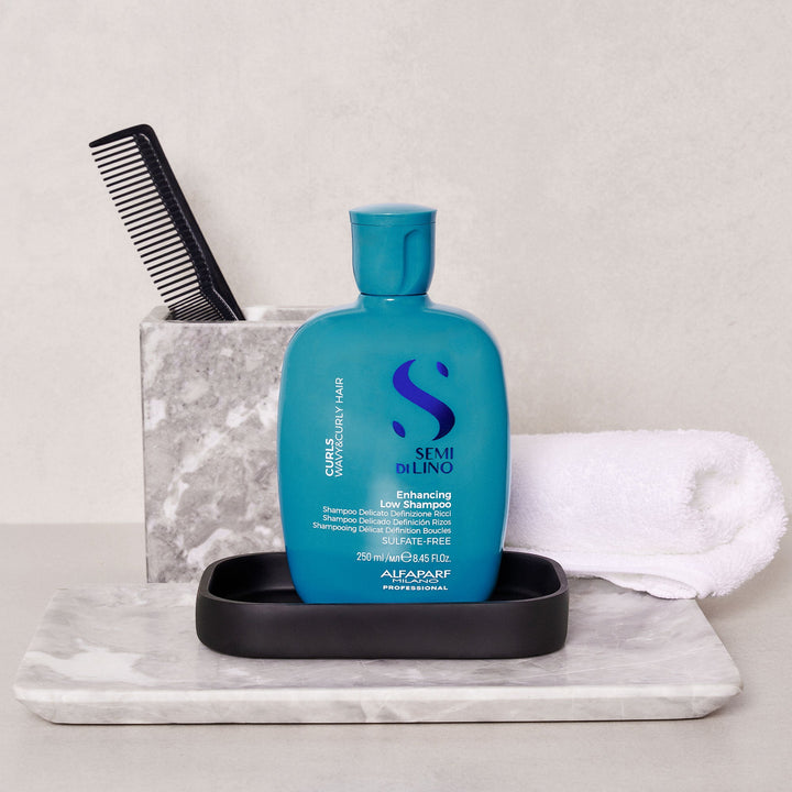 Shampoo Semi di Lino Enhancing Low per Capelli Ricci 250ml