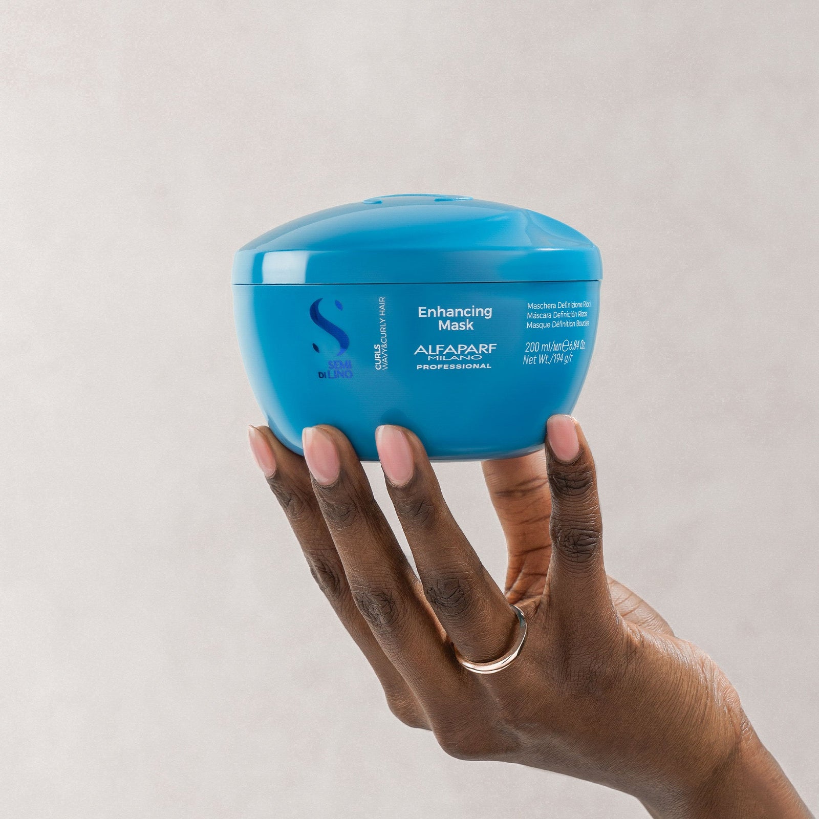 Maschera Intensiva per Capelli Ricci con Semi di Lino 200ml