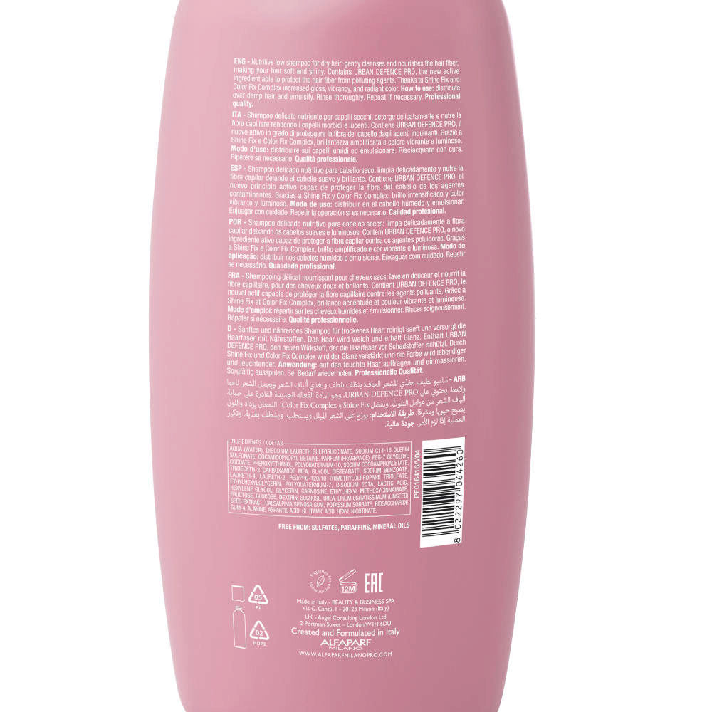 Alfaparf Semi di Lino Shampoo Idratante Nutritivo Delicato Capelli Secchi 1000ml Maxi Formato