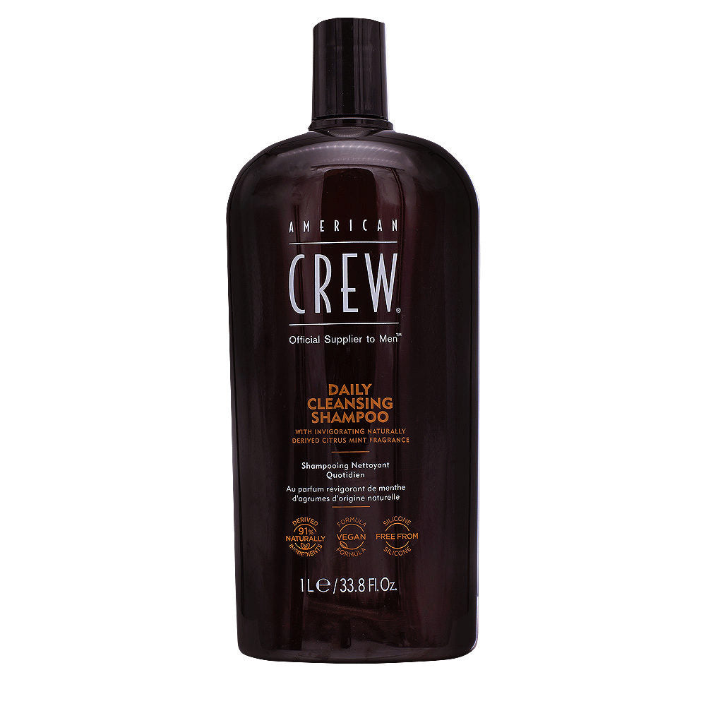 American Crew Shampoo Detergente Quotidiano Uomo 1000ml - Idratazione Senza Silicone