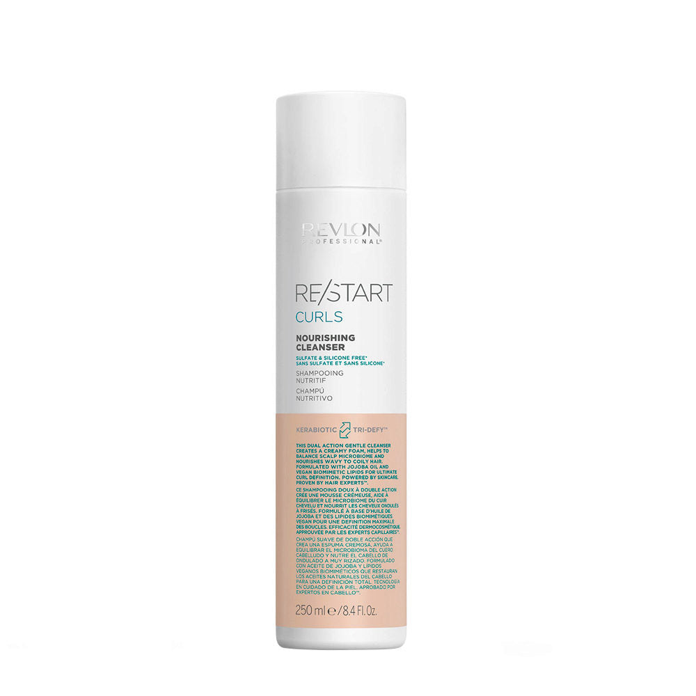 Shampoo Nutriente Revlon Restart Curly 250ml per Ricci Definiti
