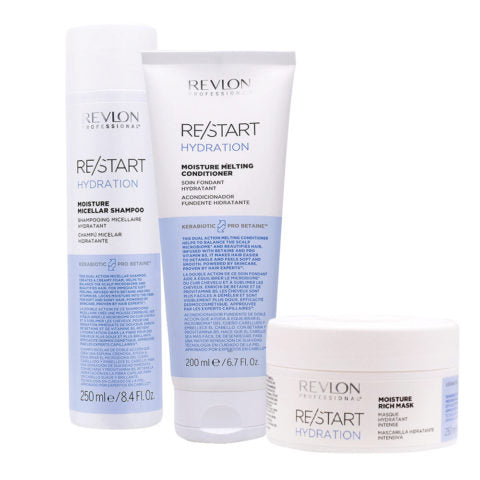 Revlon Restart Hydration Shampoo Micellare 1000ml: Idratazione Profonda, Capelli Secchi Luminosi