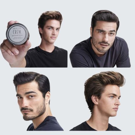 Crema Modellante American Crew 85g: Tenuta Forte, Lucentezza Intensa per Capelli Uomo