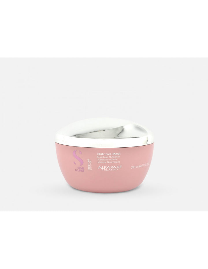 Maschera Nutritiva Alfaparf Semi di Lino Idratazione Profonda Capelli Secchi Crespi 200ml 500ml