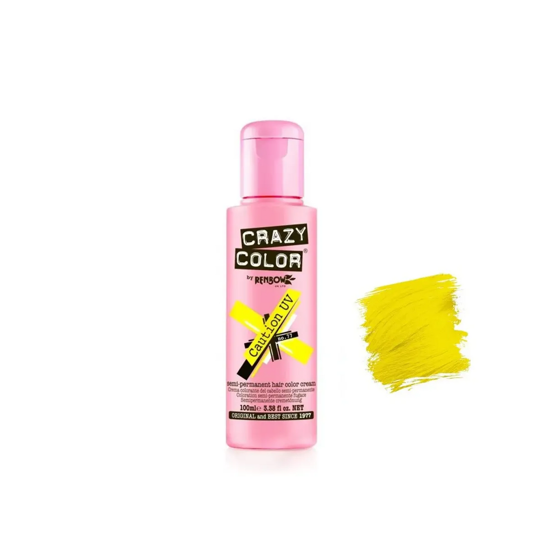 CRAZY COLOR 100 ML N°77 CAUTION UV