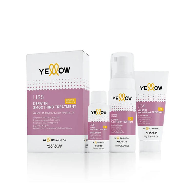 ALFAPARF Yellow Liss Trattamento Lisciante Keratin 285ml Anti-Crespo