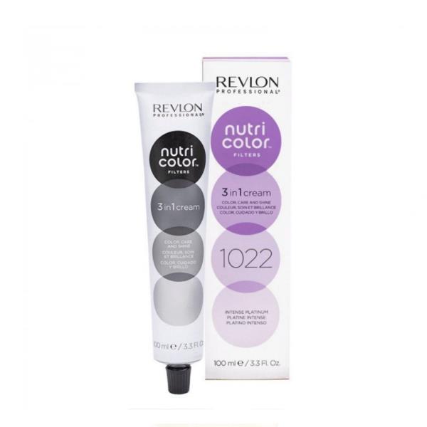 Revlon Nutri Color Filters 1022: Balsamo Platino Intenso 3-in-1 per Capelli Luminosi