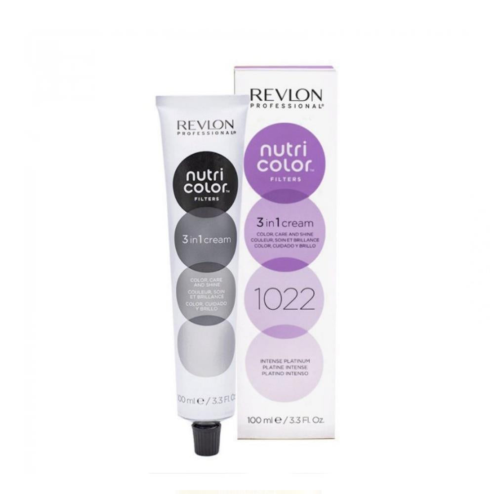 Revlon Nutri Color Filters 1022: Balsamo Platino Intenso 3-in-1 per Capelli Luminosi