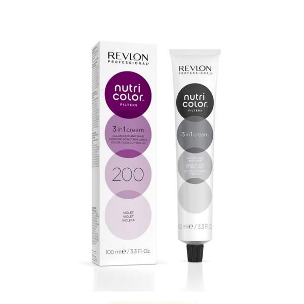 Revlon Nutri Color Filter Viola 200: Maschera Capelli Idratante e Lucidante