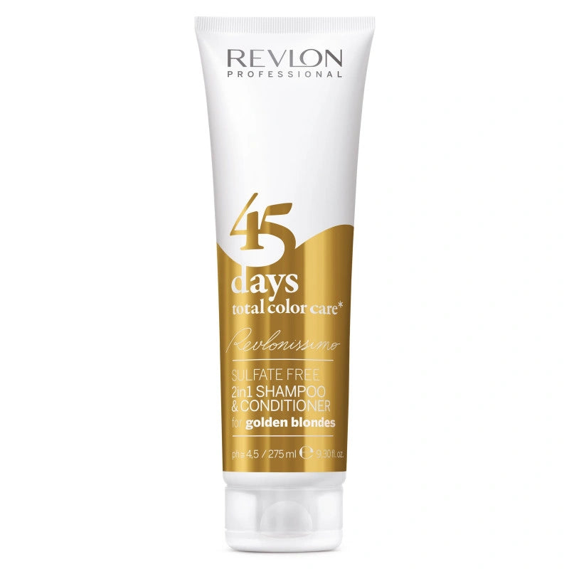 Revlonissimo 45 Giorni Golden Blondes: Shampoo Protezione Colore Biondo Senza Solfati 275ml