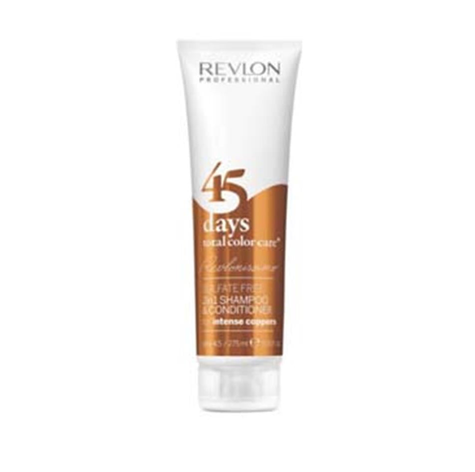 Revlon Professional 45 Days Shampoo 2‑in‑1 Intenso Rame 275 ml