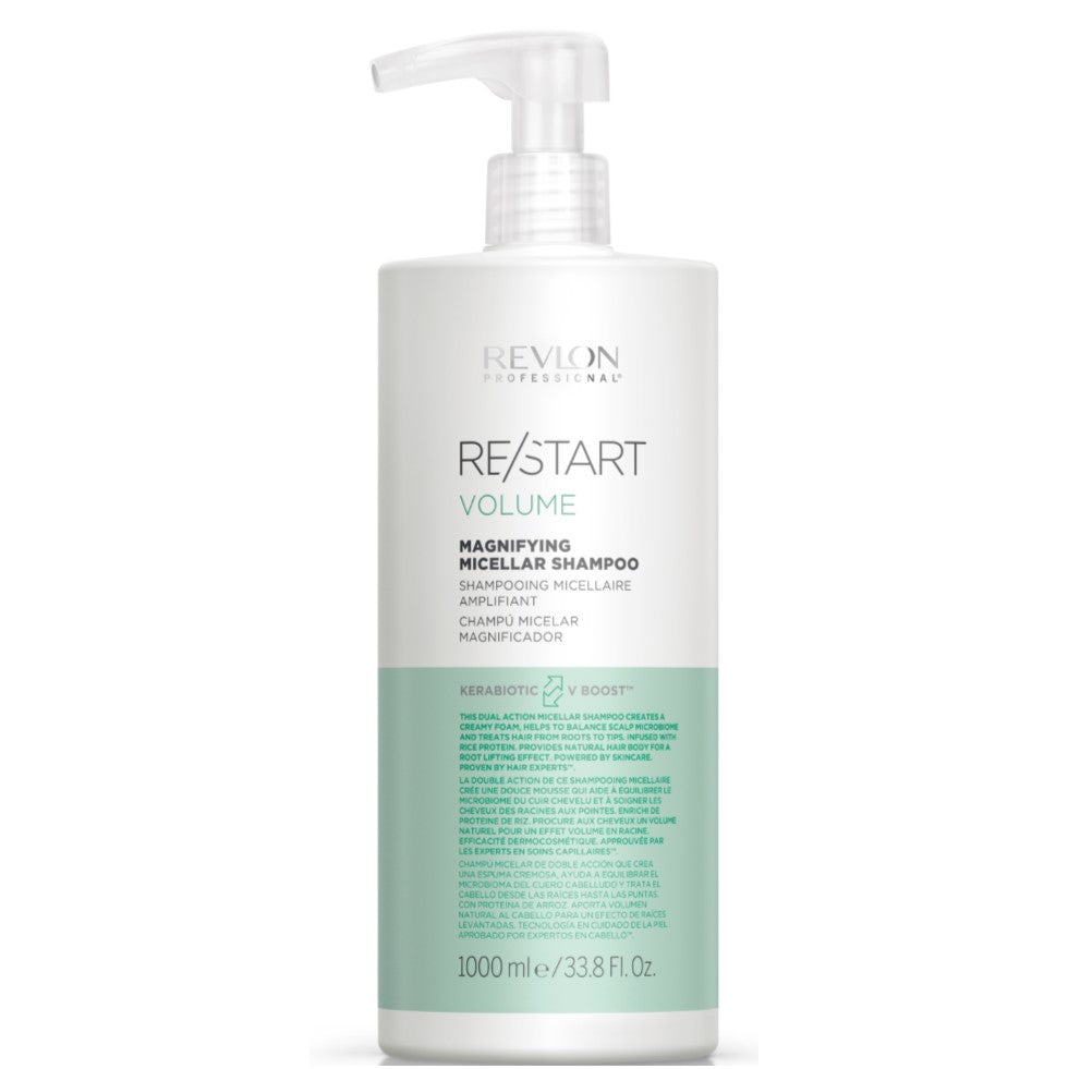 Shampoo Micellare Volume Magnificante con Proteina di Riso 1L