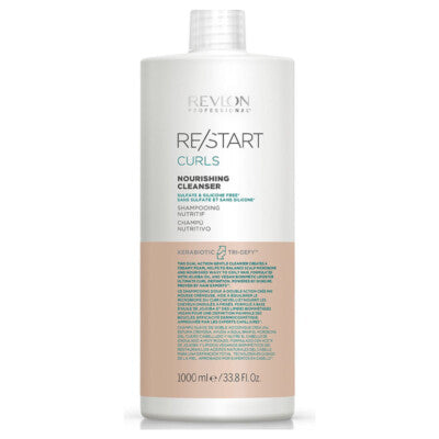 Shampoo Nutriente Restart Curls 1000ml per Ricci Idratati